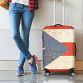 Retro Puerto Rican Flag Print Luggage Cover