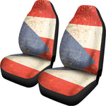 Retro Puerto Rican Flag Print Universal Fit Car Seat Covers