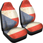 Retro Puerto Rican Flag Print Universal Fit Car Seat Covers
