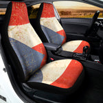Retro Puerto Rican Flag Print Universal Fit Car Seat Covers