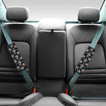 Retro Sea Turtle Pattern Print Car Seat Belt Covers