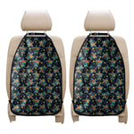 Retro Sea Turtle Pattern Print Car Seat Organizers