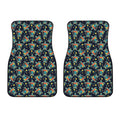 Retro Sea Turtle Pattern Print Front Car Floor Mats