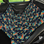 Retro Sea Turtle Pattern Print Pet Car Back Seat Cover