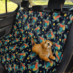 Retro Sea Turtle Pattern Print Pet Car Back Seat Cover