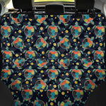 Retro Sea Turtle Pattern Print Pet Car Back Seat Cover