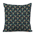 Retro Sea Turtle Pattern Print Pillow Cover