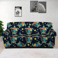 Retro Sea Turtle Pattern Print Sofa Cover