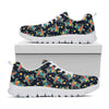 Retro Sea Turtle Pattern Print White Sneakers