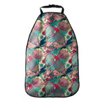 Retro Tennis Pattern Print Car Seat Organizers