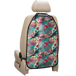 Retro Tennis Pattern Print Car Seat Organizers