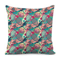Retro Tennis Pattern Print Pillow Cover