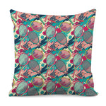 Retro Tennis Pattern Print Pillow Cover