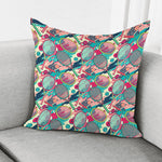Retro Tennis Pattern Print Pillow Cover