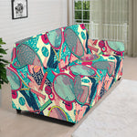 Retro Tennis Pattern Print Sofa Cover