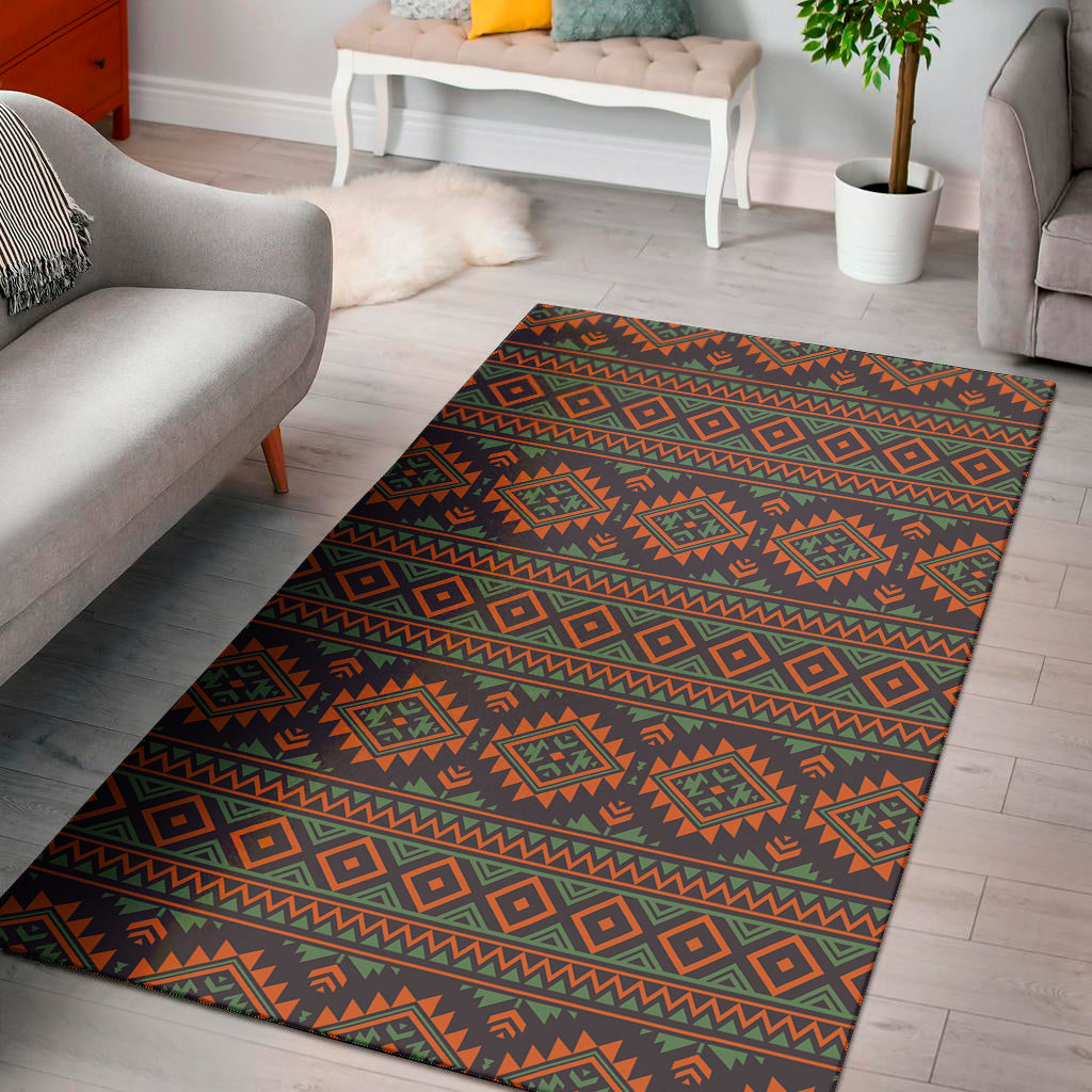 Retro Tribal Navajo Pattern Print Area Rug