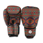 Retro Tribal Navajo Pattern Print Boxing Gloves