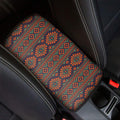Retro Tribal Navajo Pattern Print Car Center Console Cover