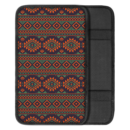 Retro Tribal Navajo Pattern Print Car Center Console Cover