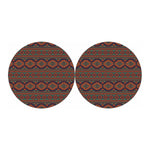 Retro Tribal Navajo Pattern Print Car Coasters