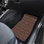 Retro Tribal Navajo Pattern Print Front and Back Car Floor Mats