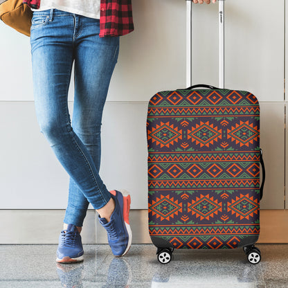 Retro Tribal Navajo Pattern Print Luggage Cover