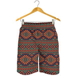 Retro Tribal Navajo Pattern Print Men's Shorts