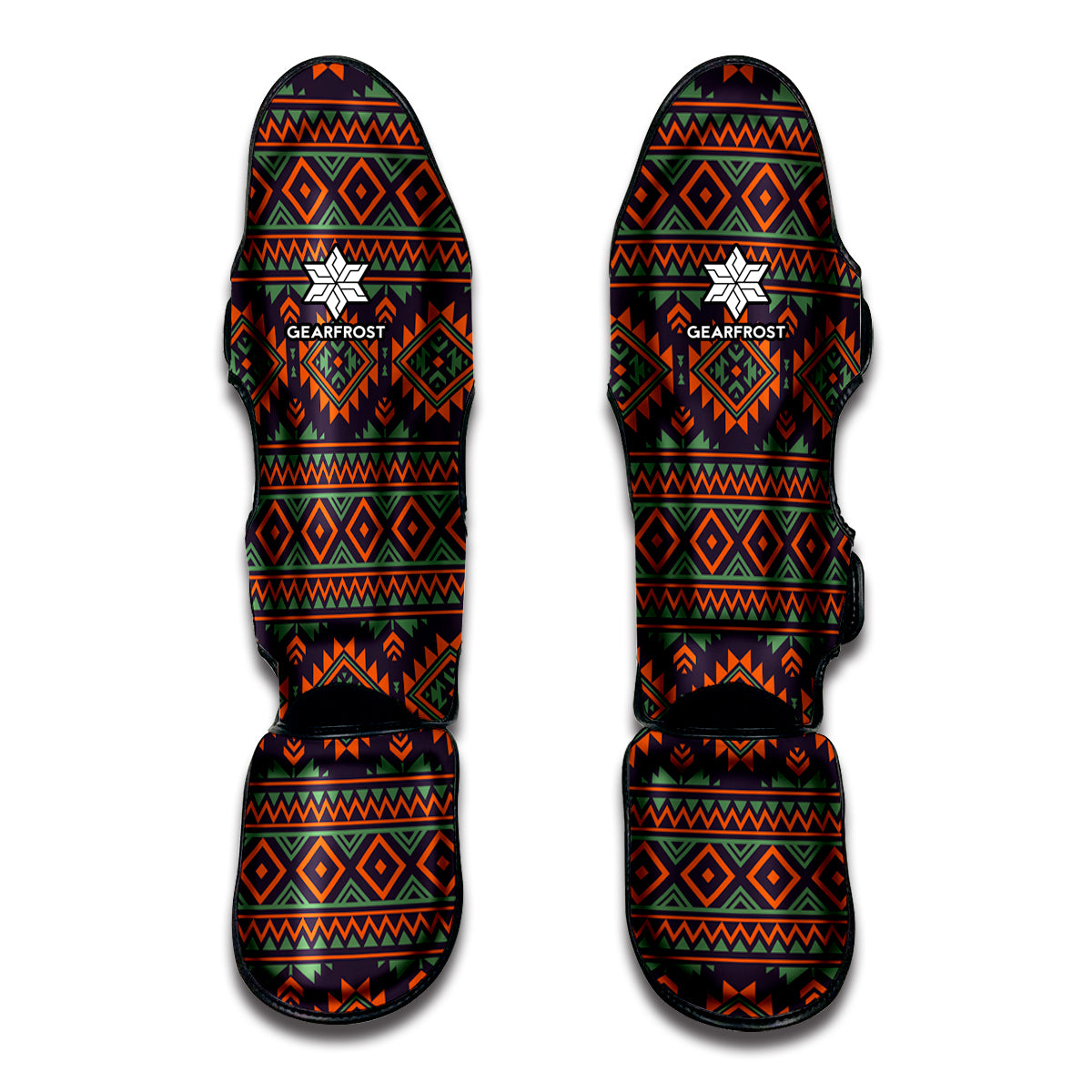 Retro Tribal Navajo Pattern Print Muay Thai Shin Guard