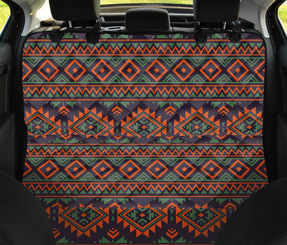 Retro Tribal Navajo Pattern Print Pet Car Back Seat Cover
