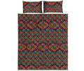 Retro Tribal Navajo Pattern Print Quilt Bed Set
