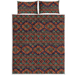 Retro Tribal Navajo Pattern Print Quilt Bed Set