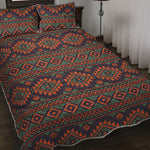 Retro Tribal Navajo Pattern Print Quilt Bed Set