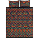 Retro Tribal Navajo Pattern Print Quilt Bed Set