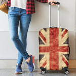 Retro Union Jack British Flag Print Luggage Cover GearFrost