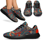 Retro Vintage Bohemian Floral Print Sport Shoes GearFrost
