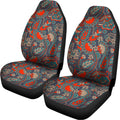 Retro Vintage Bohemian Floral Print Universal Fit Car Seat Covers