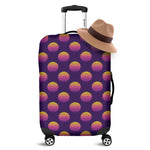 Retrowave Sunset Pattern Print Luggage Cover