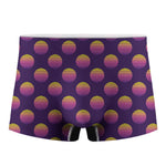 Retrowave Sunset Pattern Print Men's Boxer Briefs