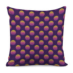 Retrowave Sunset Pattern Print Pillow Cover