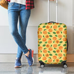 Ripe Apricot Fruit Pattern Print Luggage Cover