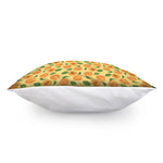 Ripe Apricot Fruit Pattern Print Pillow Cover