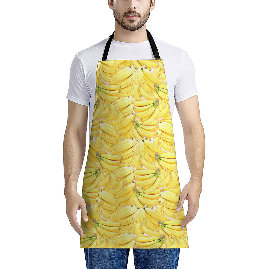 Ripe Banana Pattern Print Apron