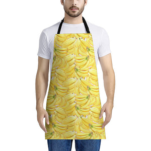 Ripe Banana Pattern Print Apron