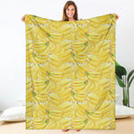 Ripe Banana Pattern Print Blanket
