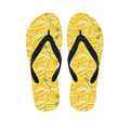 Ripe Banana Pattern Print Flip Flops