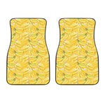 Ripe Banana Pattern Print Front Car Floor Mats