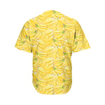Ripe Banana Pattern Print Men's Baseball Jersey