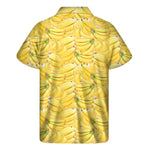 Ripe Banana Pattern Print Men's Short Sleeve Shirt