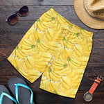 Ripe Banana Pattern Print Men's Shorts