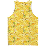 Ripe Banana Pattern Print Men's Tank Top